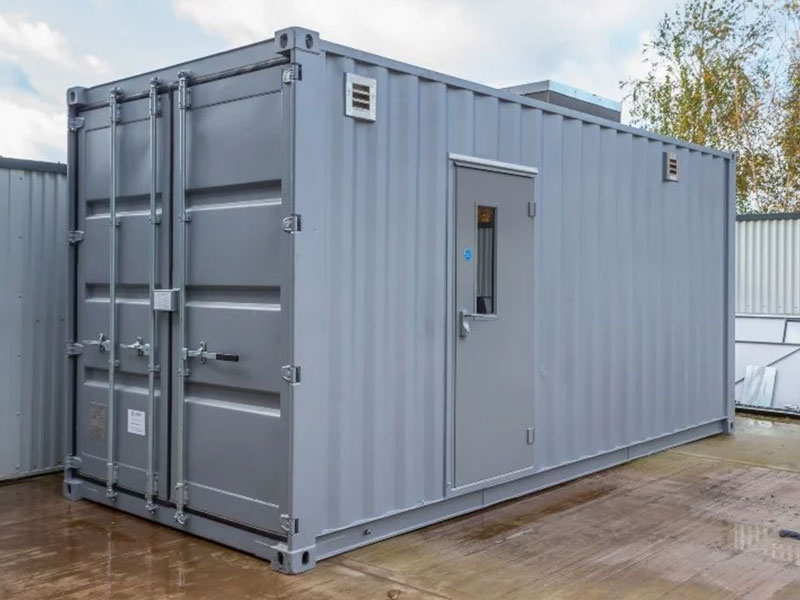 battery storage shipping container