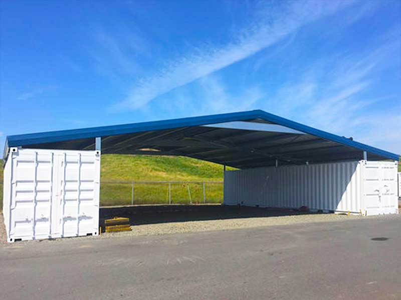 shipping container shed