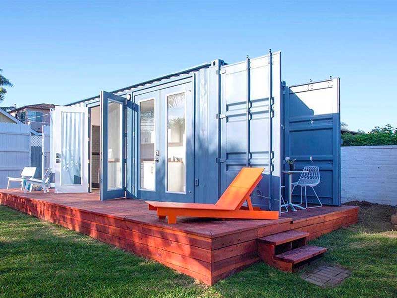 shipping container shed